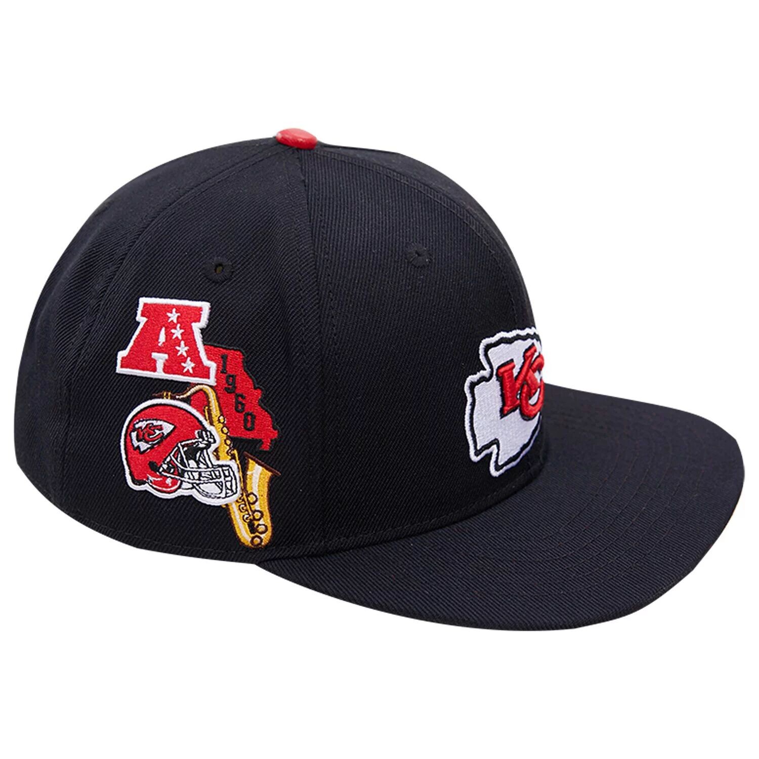 

Мужская кепка Pro Standard черного цвета Kansas City Chiefs Hometown Snapback