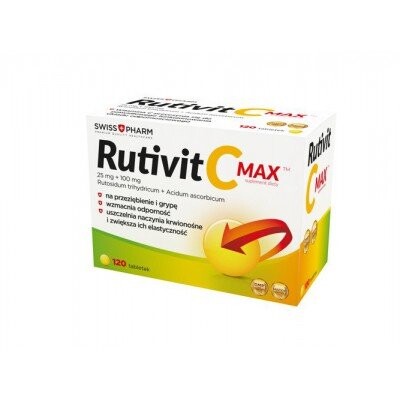 

Swiss Pharm, Рутивит С Макс – 120 таблеток.
