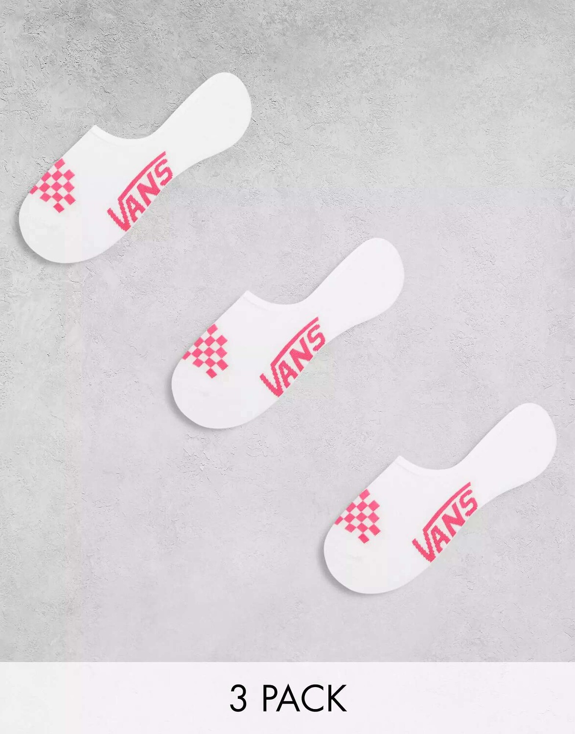 

3 пары носков Vans Classic Canoodle белого и розового цвета