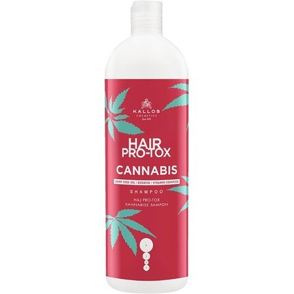 

Kallos Kjmn Hair Pro-Tox Шампунь с каннабисом и маслом семян конопли 1000 мл