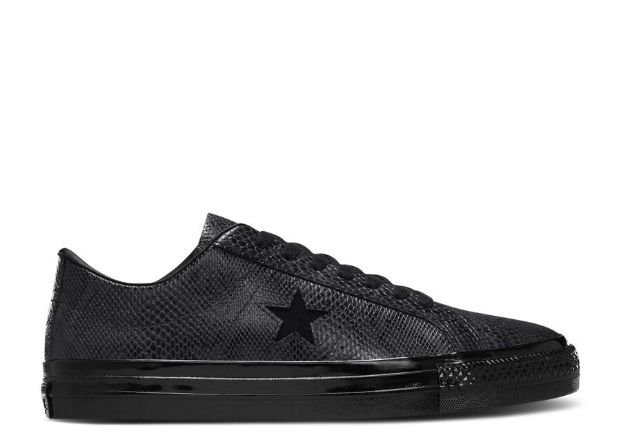 

Кроссовки Converse Jamie Platt X One Star Pro Ox Low, цвет Black Snakeskin