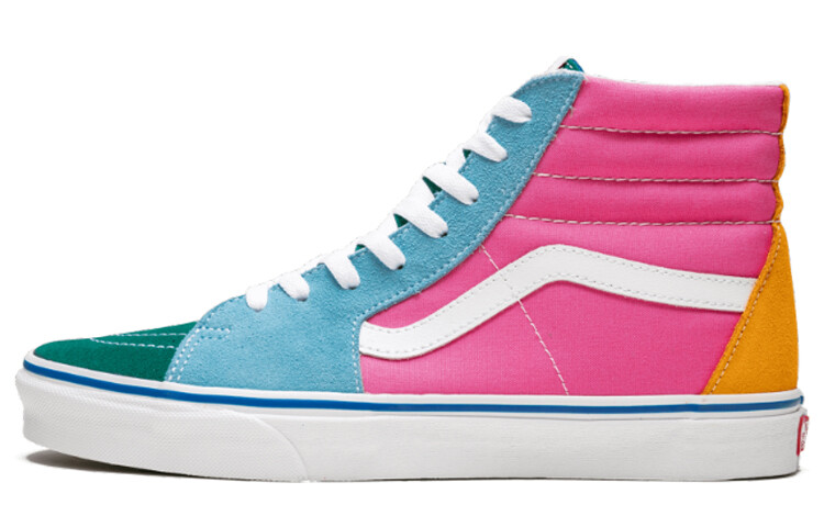 

Туфли для скейтбординга унисекс Vans Suede And Canvas Sk8-Hi, разноцветные