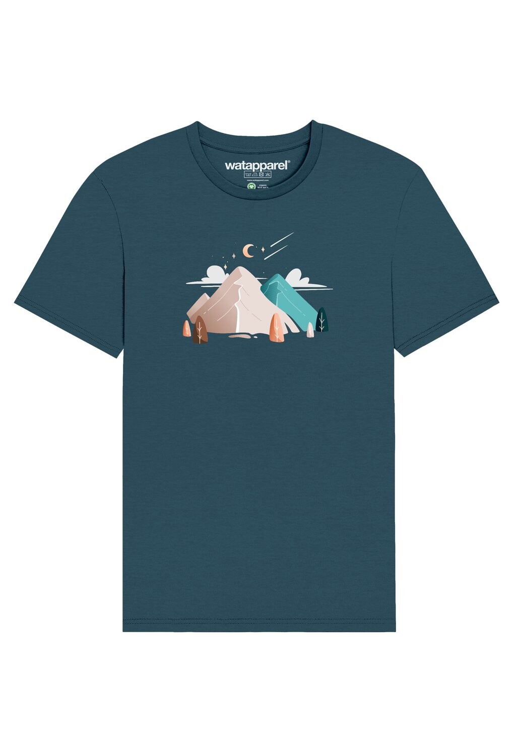 

Футболка с принтом NIGHT CLOUDS Watapparel, цвет stargazer