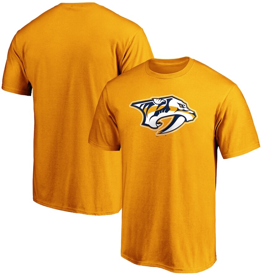 

Футболка с коротким рукавом Fanatics Branded Nashville Predators, золотой