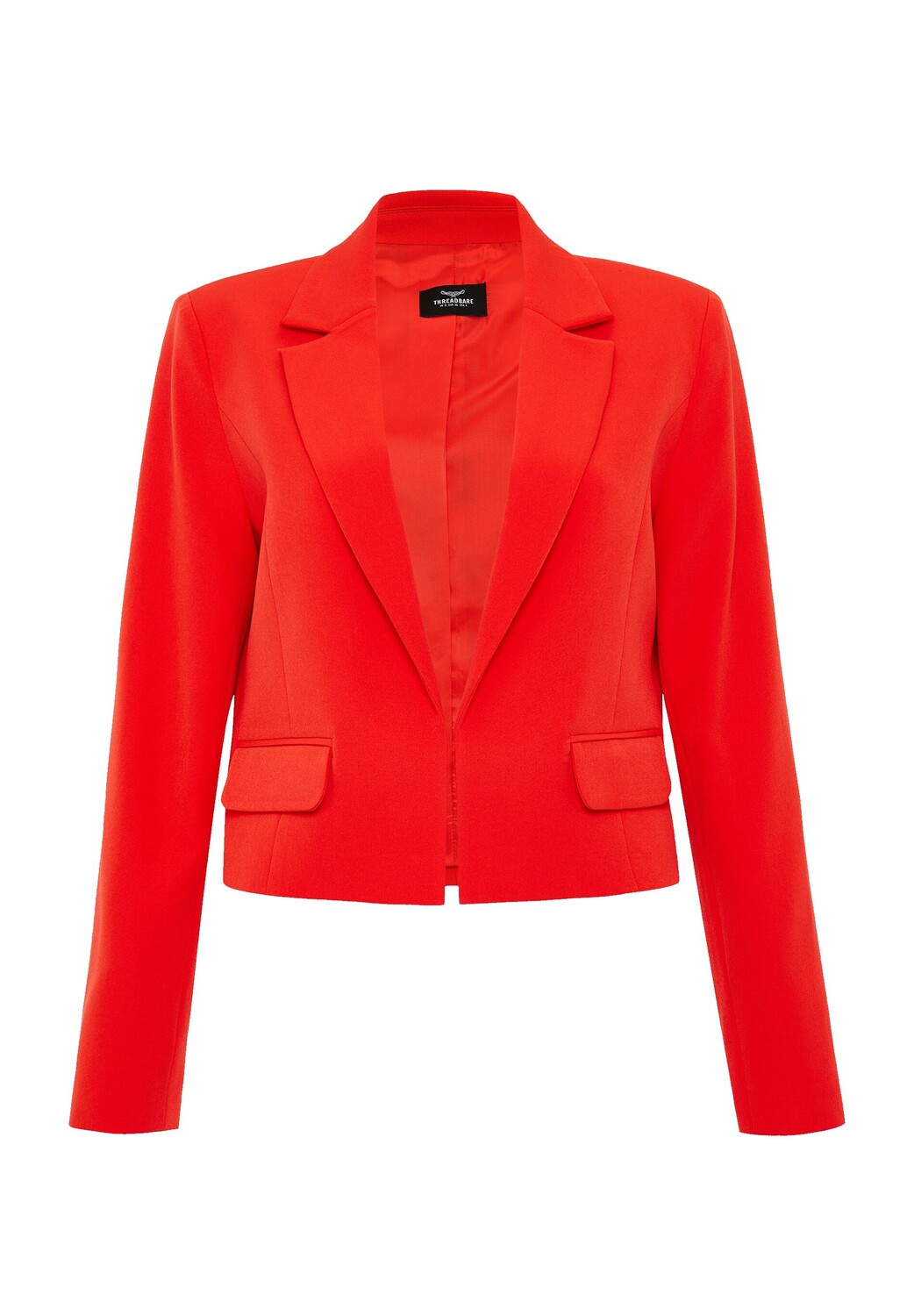 

Блейзер Threadbare THB Comptan Cropped, красный