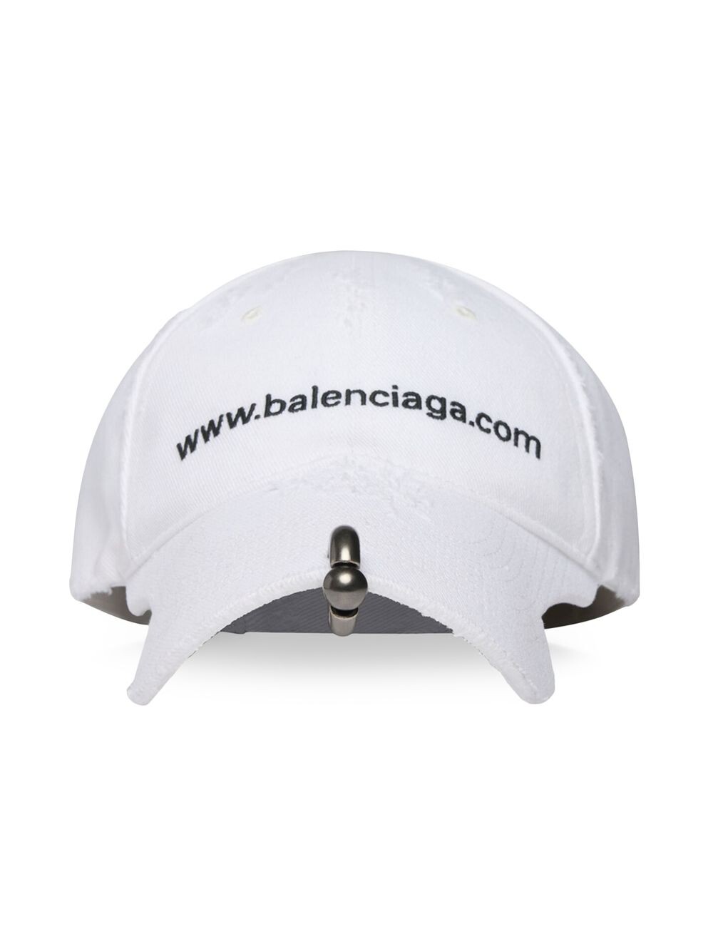 

Бейсболка с пирсингом спереди Balenciaga, белый