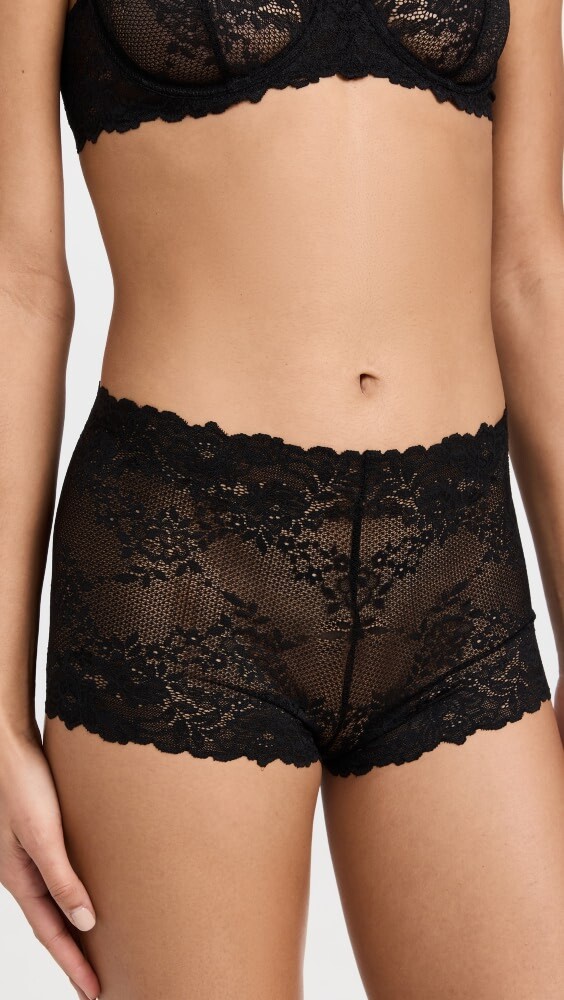 

Шорты Natori Heavenly Lace Boy, черный