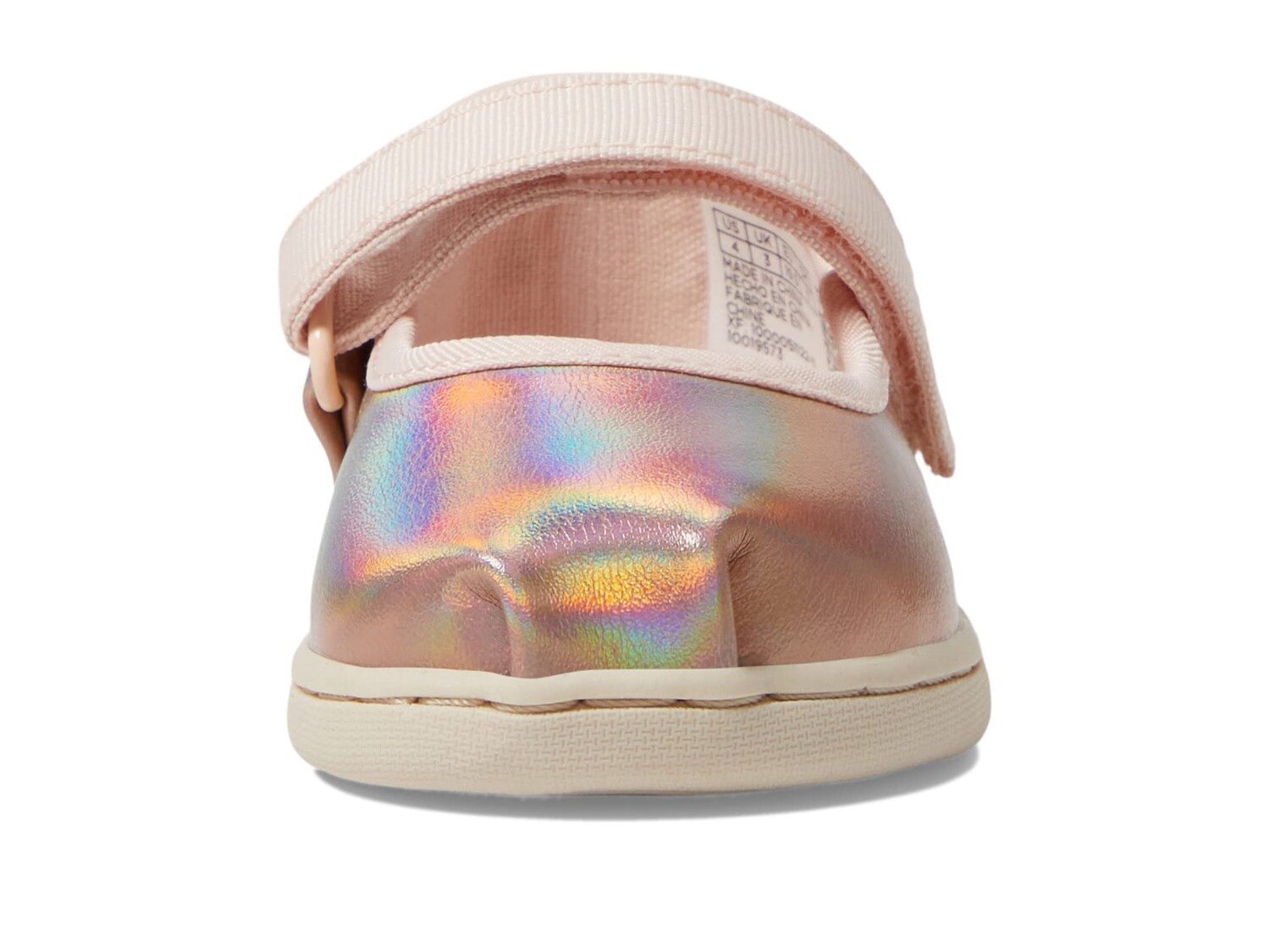 

Обувь на низком каблуке TOMS Kids Tiny Metallic Mary Jane (Toddler/Little Kid)