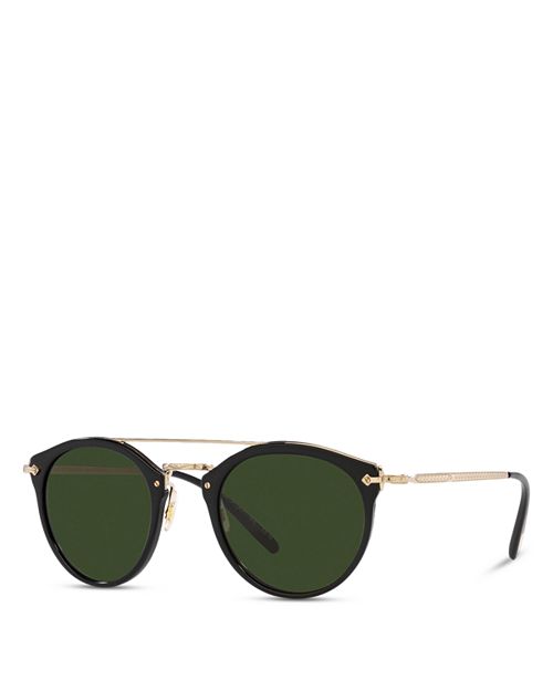 цена Солнцезащитные очки Remick Phantos, 50 мм Oliver Peoples, цвет Black