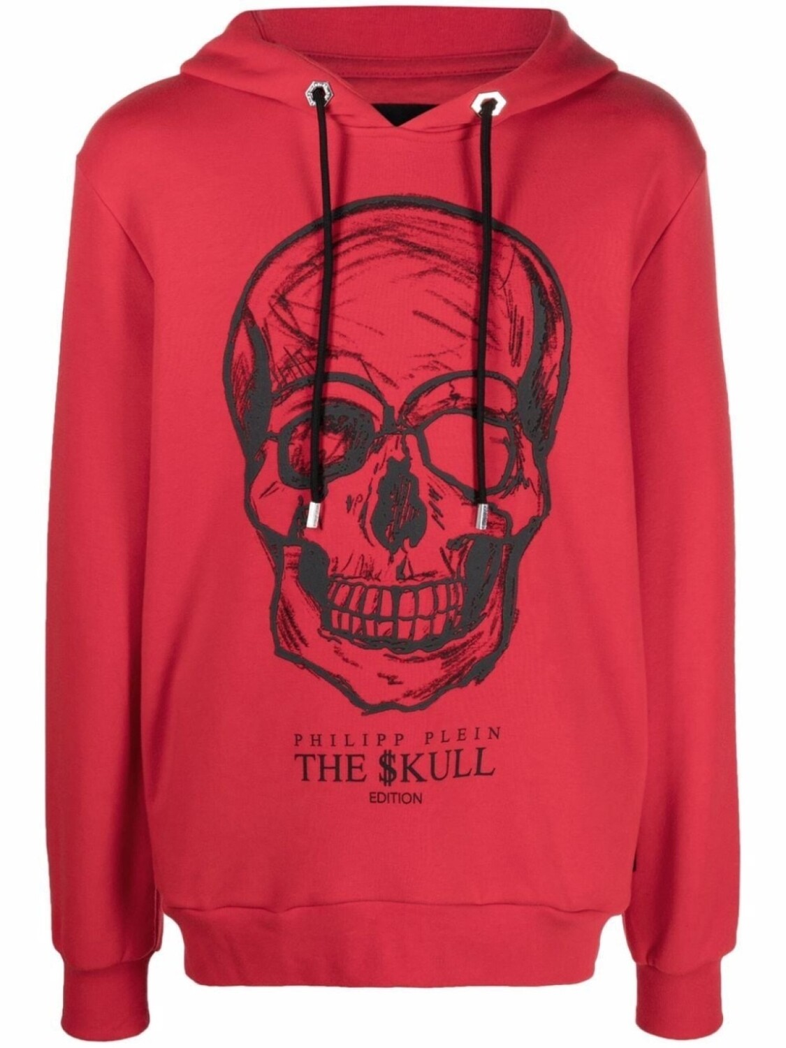 

Philipp Plein худи Skull с графичным принтом, красный