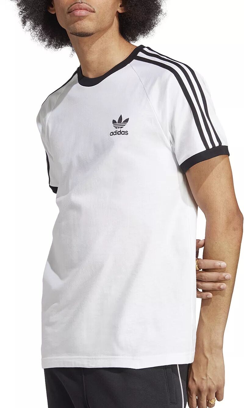 

Мужская футболка с 3 полосками Adidas Originals Adicolor Classics, белый