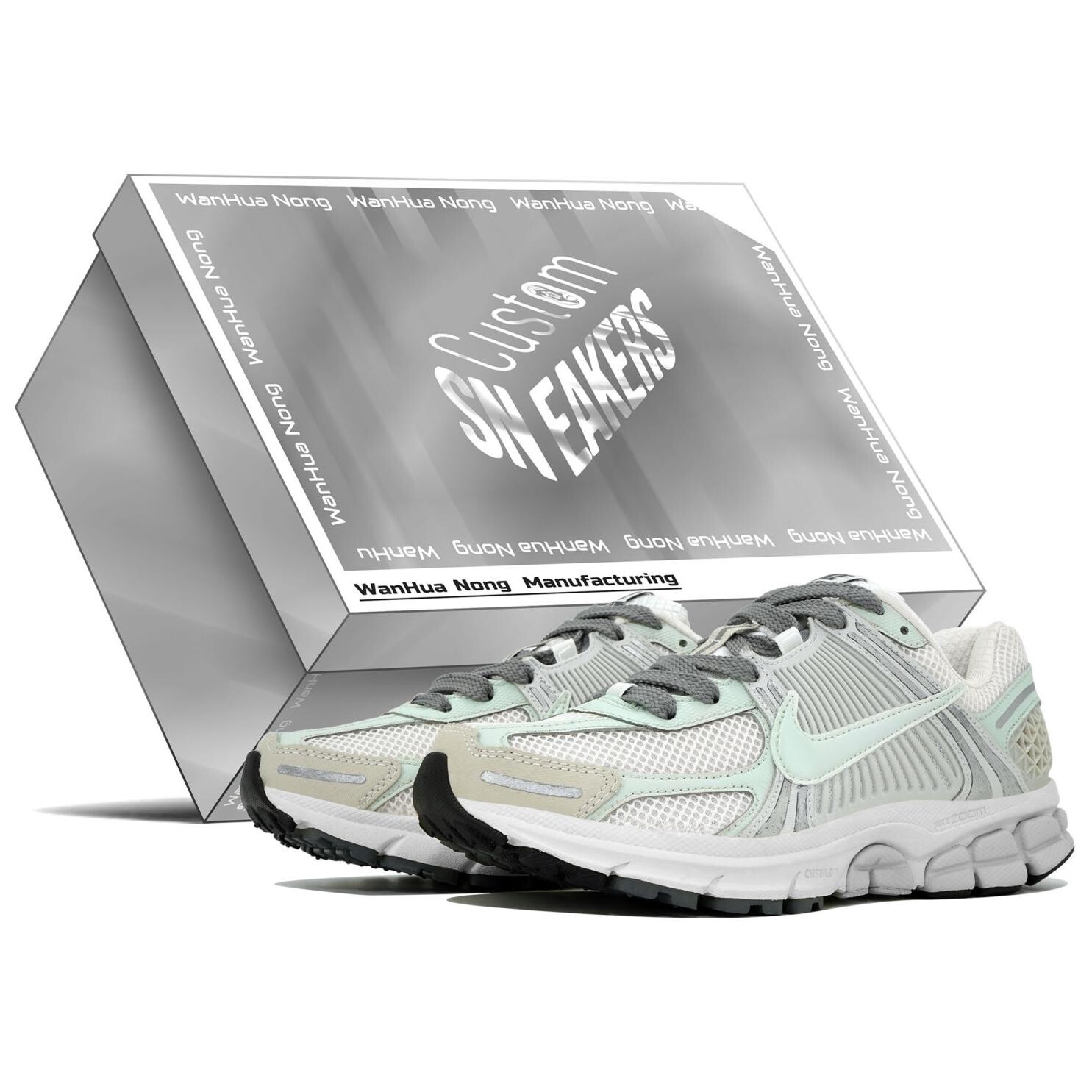 

Кроссовки Air Zoom Vomero 5 унисекс с низким верхом зеленые Nike
