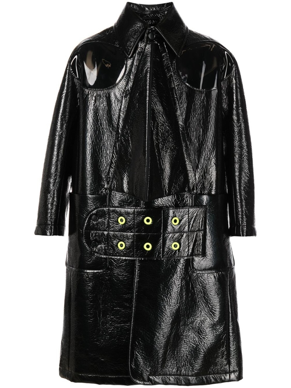 

Walter Van Beirendonck пальто Mask, черный