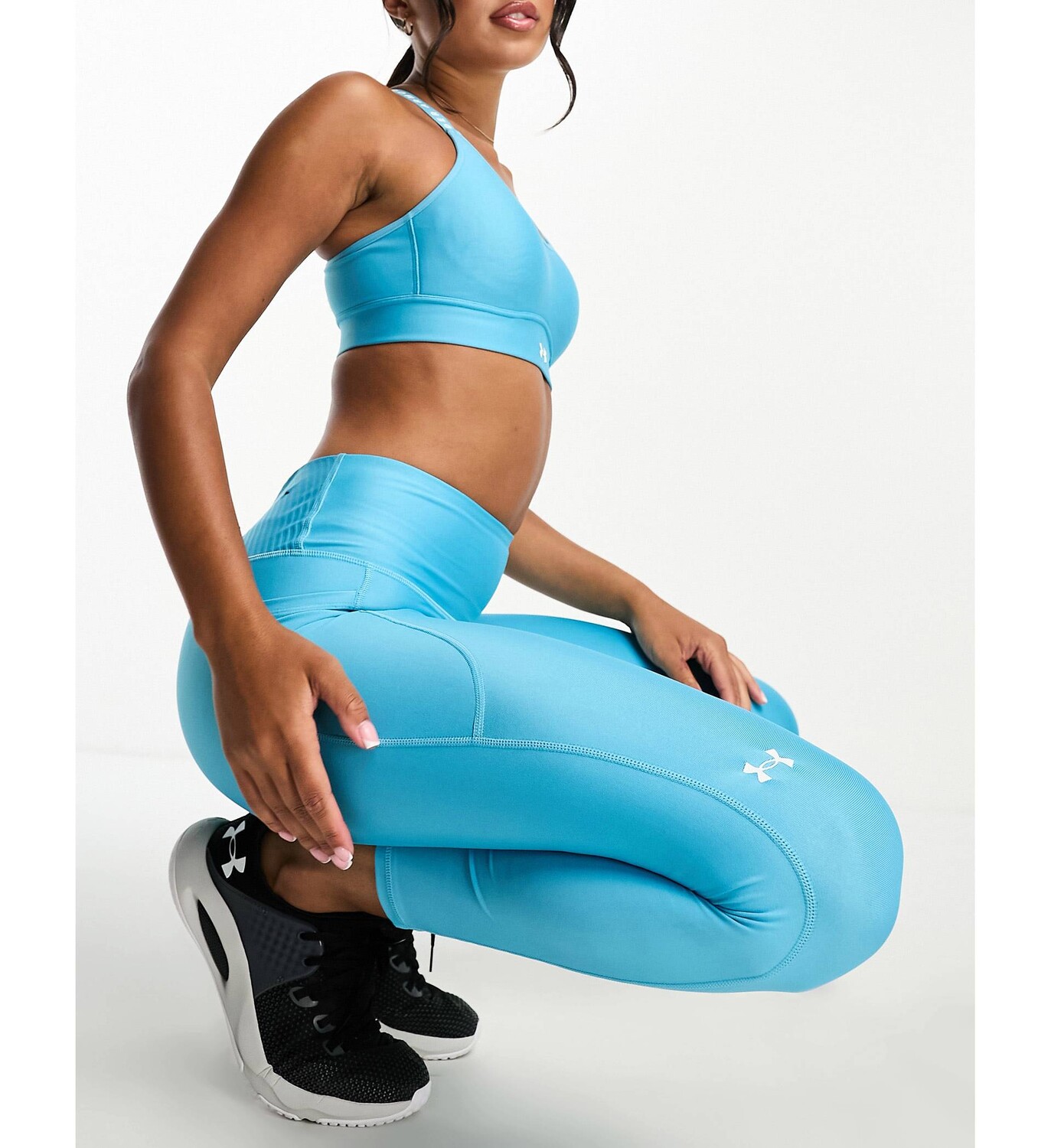 

Синие леггинсы до щиколотки Under Armour, Синий
