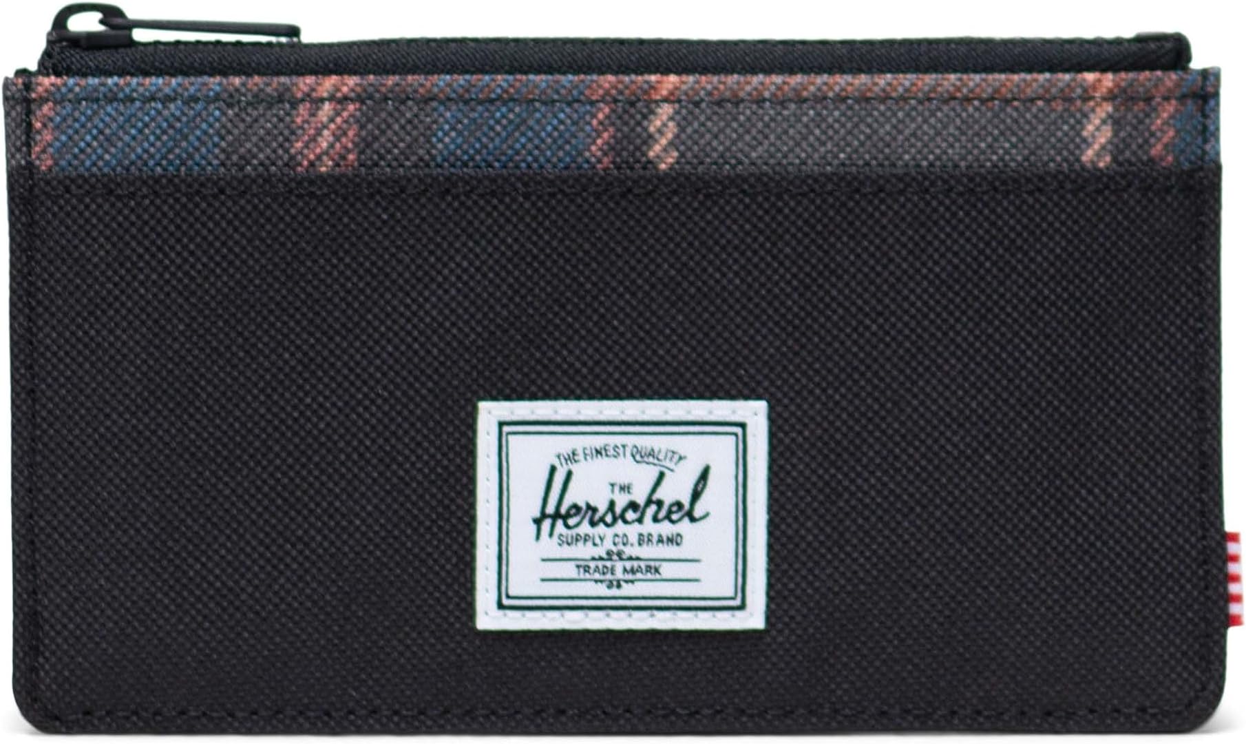Кошелек Oscar Large Cardholder Herschel Supply Co., цвет Black Winter Plaid цена и фото