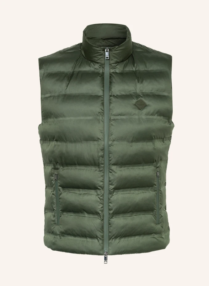 

Стеганый жилет Hackett London, зеленый
