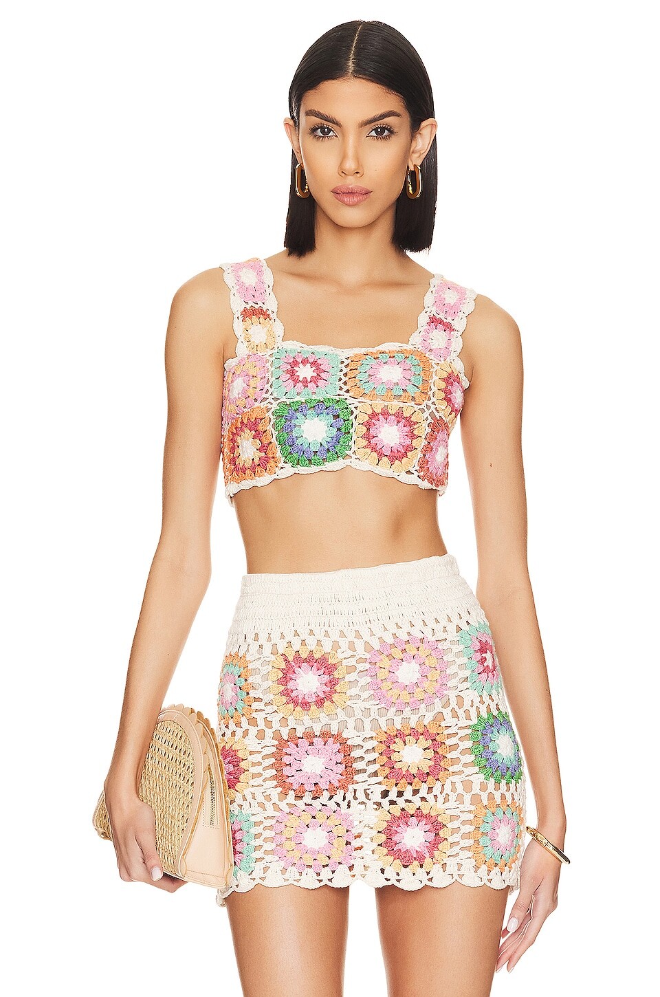 

Топ BEACH RIOT Eliza, цвет Desert Sunrise Crochet