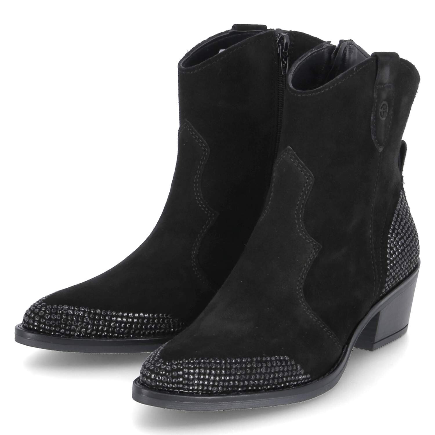 

Ботильоны Tamaris Tamaris Damen Boots/ Westernn Rauleder, черный