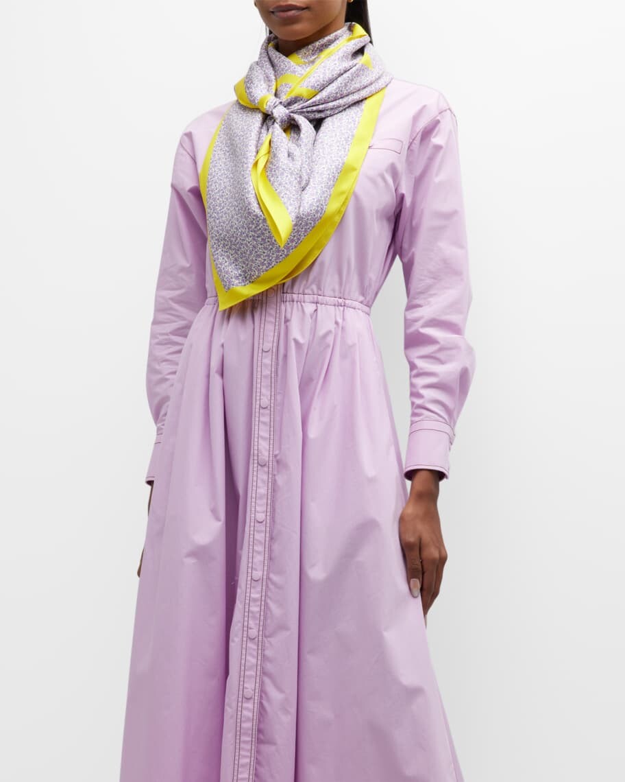 

Шелковый квадратный шарф Ditsy Tory Burch