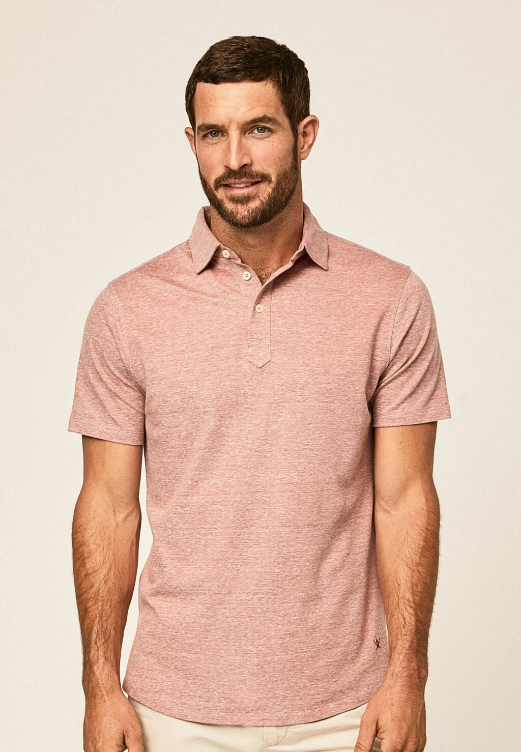 

Поло Texture Hackett London, цвет redwood