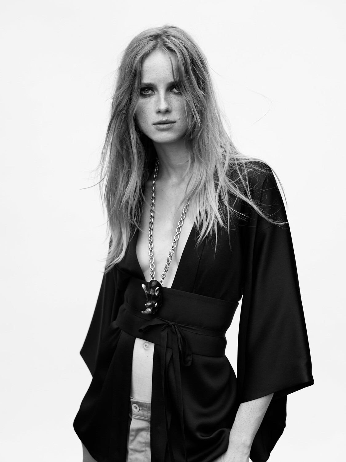 

Атласный пояс-корсет кимоно - ограниченная серия Zara, черный