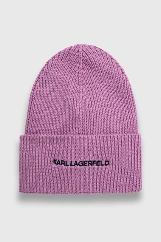 Кепка Karl Lagerfeld, фиолетовый