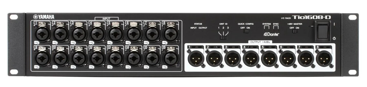 

Цифровой сценический бокс Yamaha Tio1608-D с Dante