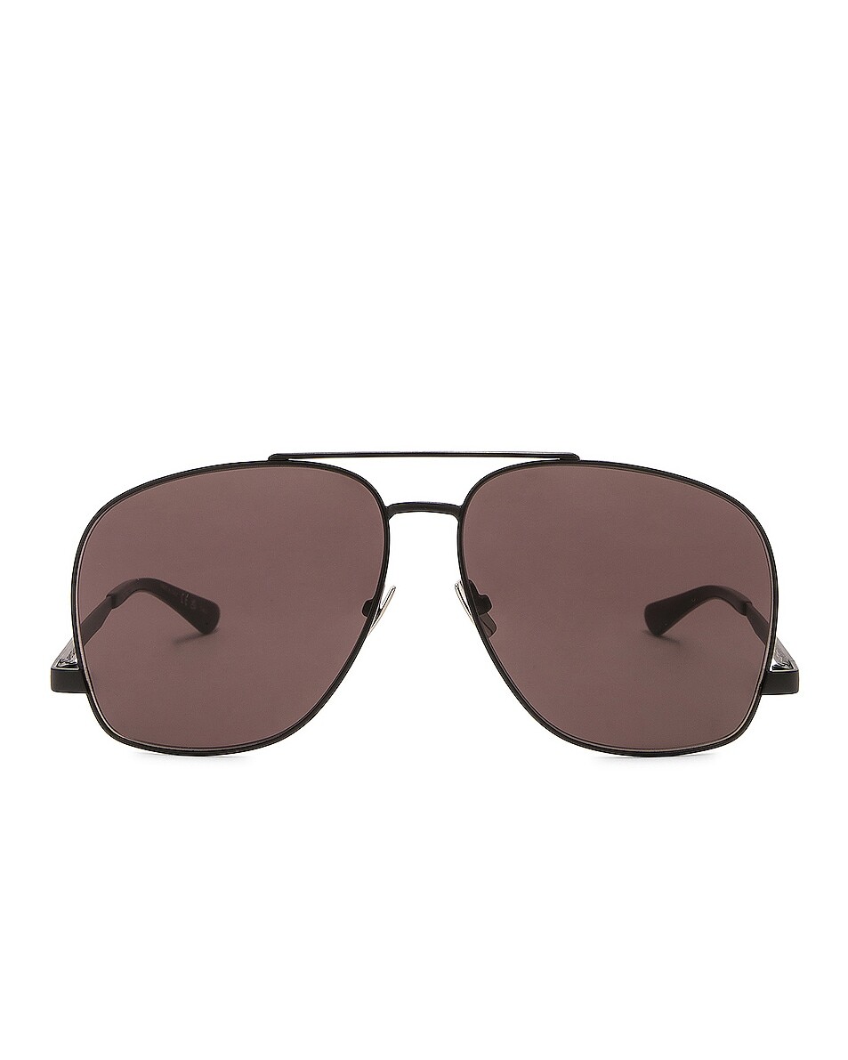 

Солнцезащитные очки Saint Laurent Aviator, черный
