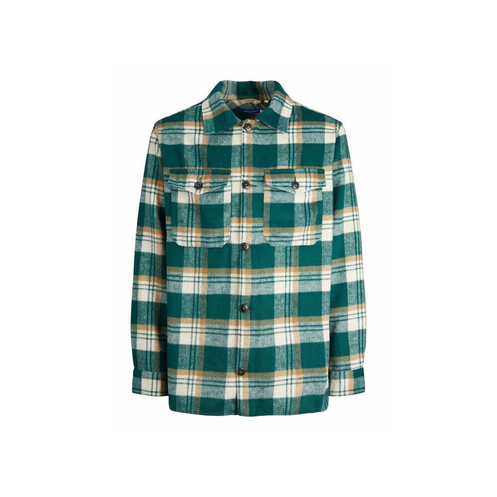 

Рубашка на пуговицах стандартного кроя Jack & Jones Plus, темно-зеленый