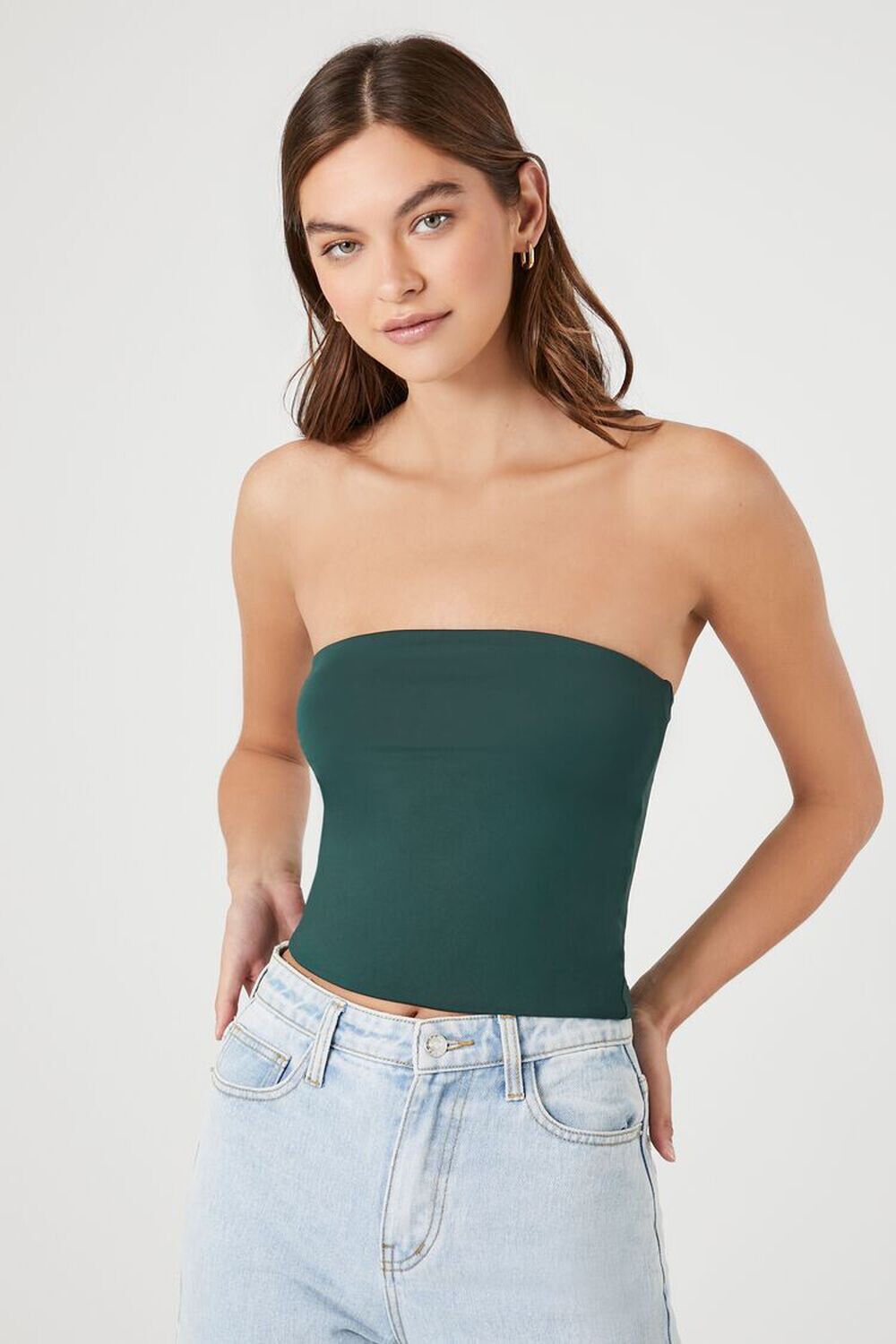 

Укороченный топ-труба Contour Forever 21, зеленый