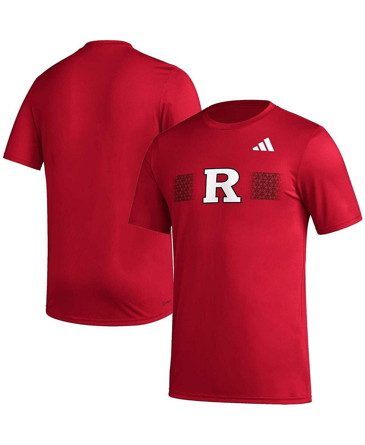 

Мужская футболка Scarlet Rutgers Scarlet Knights Pregame AEROREADY adidas