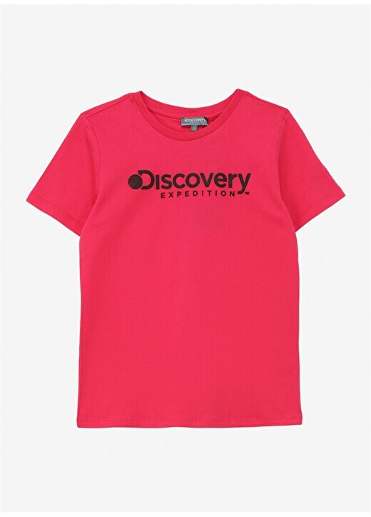 

Розовая футболка с круглым вырезом и короткими рукавами для девочек ROGERS GIRL Discovery Expedition, розовый