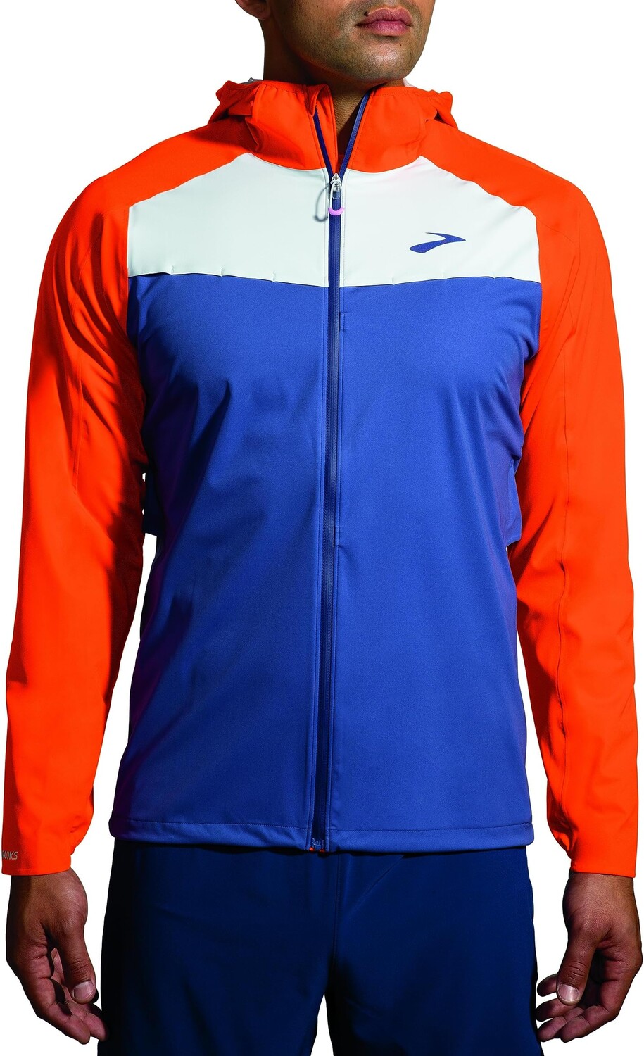 

Куртка High Point Waterproof Jacket Brooks, цвет Aegean/Bright Orange/Light Slate