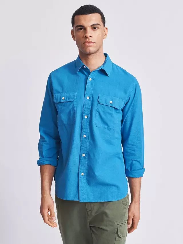 

Рубашка Aubin Appleton Double Pocket, синий