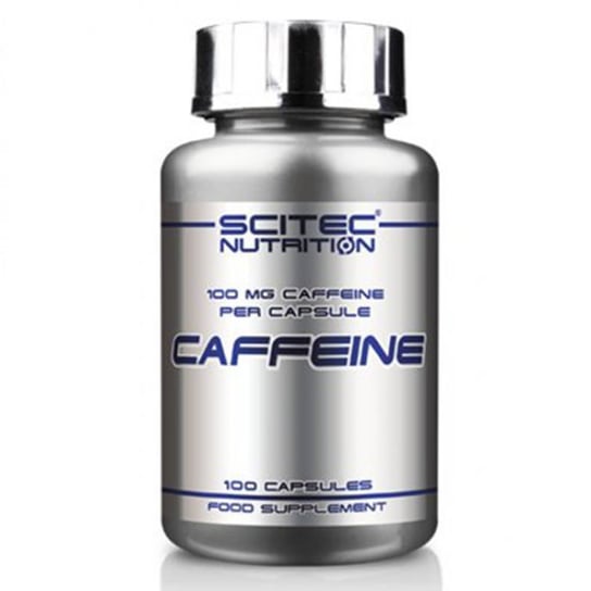 Scitec, Booster, кофеин, 100 капсул, серебро scitec фермент лактаза 100 капсул