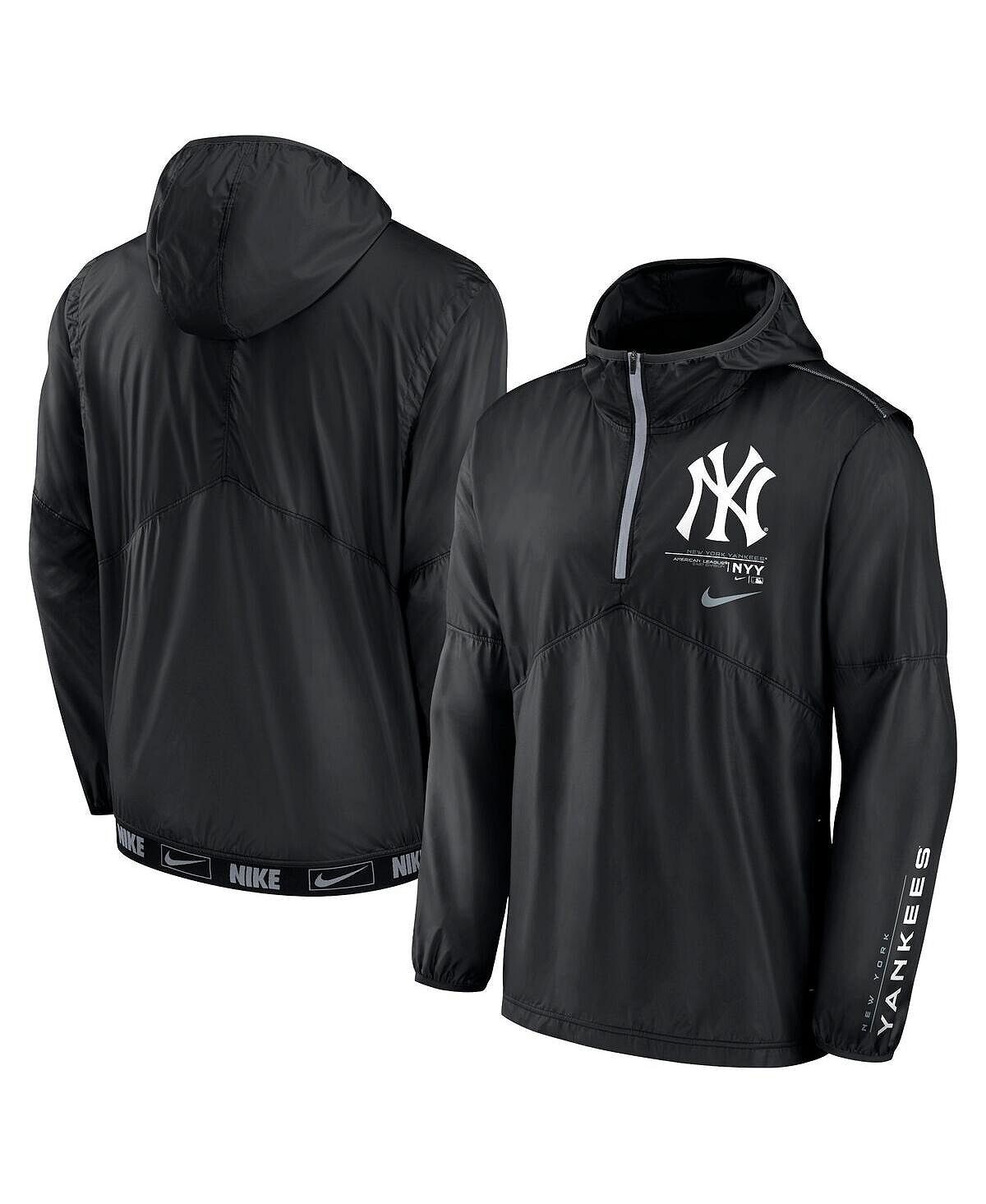 

Мужская черная толстовка с капюшоном на молнии New York Yankees Night Game Nike