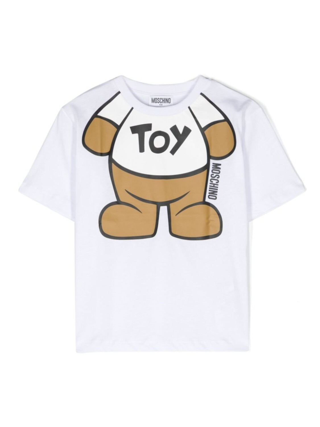 

Moschino Kids футболка с принтом Teddy Bear, белый