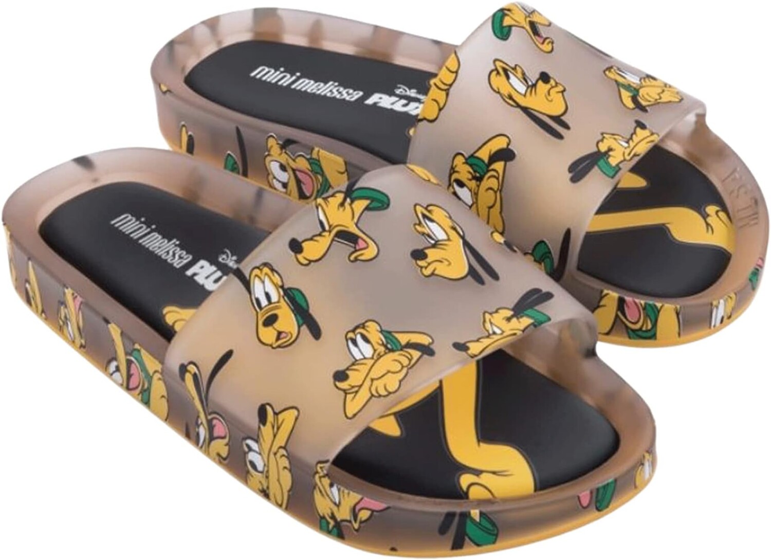 

Сандалии Beach Slide + Mickey & Friends III Mini Melissa, цвет Clear Beige/Yellow