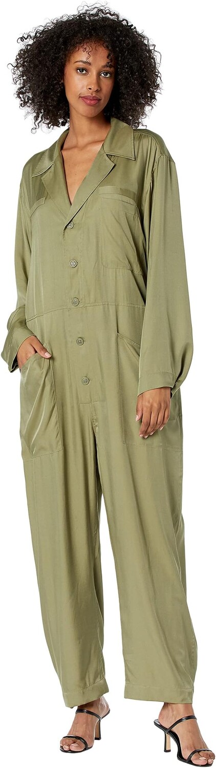 

Комбинезон EQUIPMENT Almira Jumpsuit, цвет Vert Militaire
