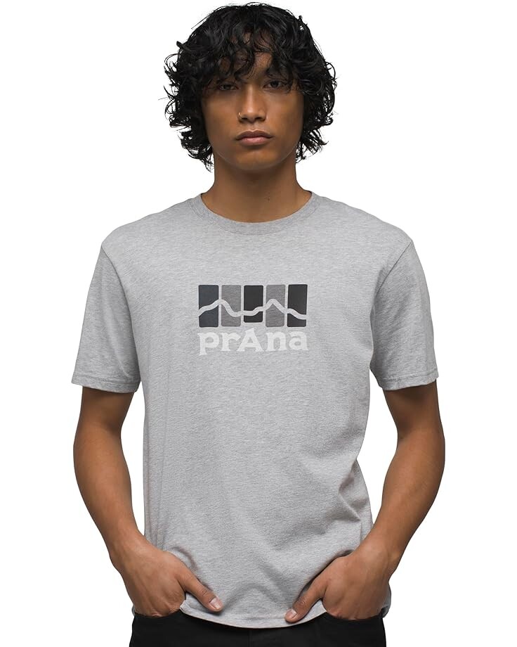 

Футболка Prana Prana Mountain Light, цвет Medium Heather Grey