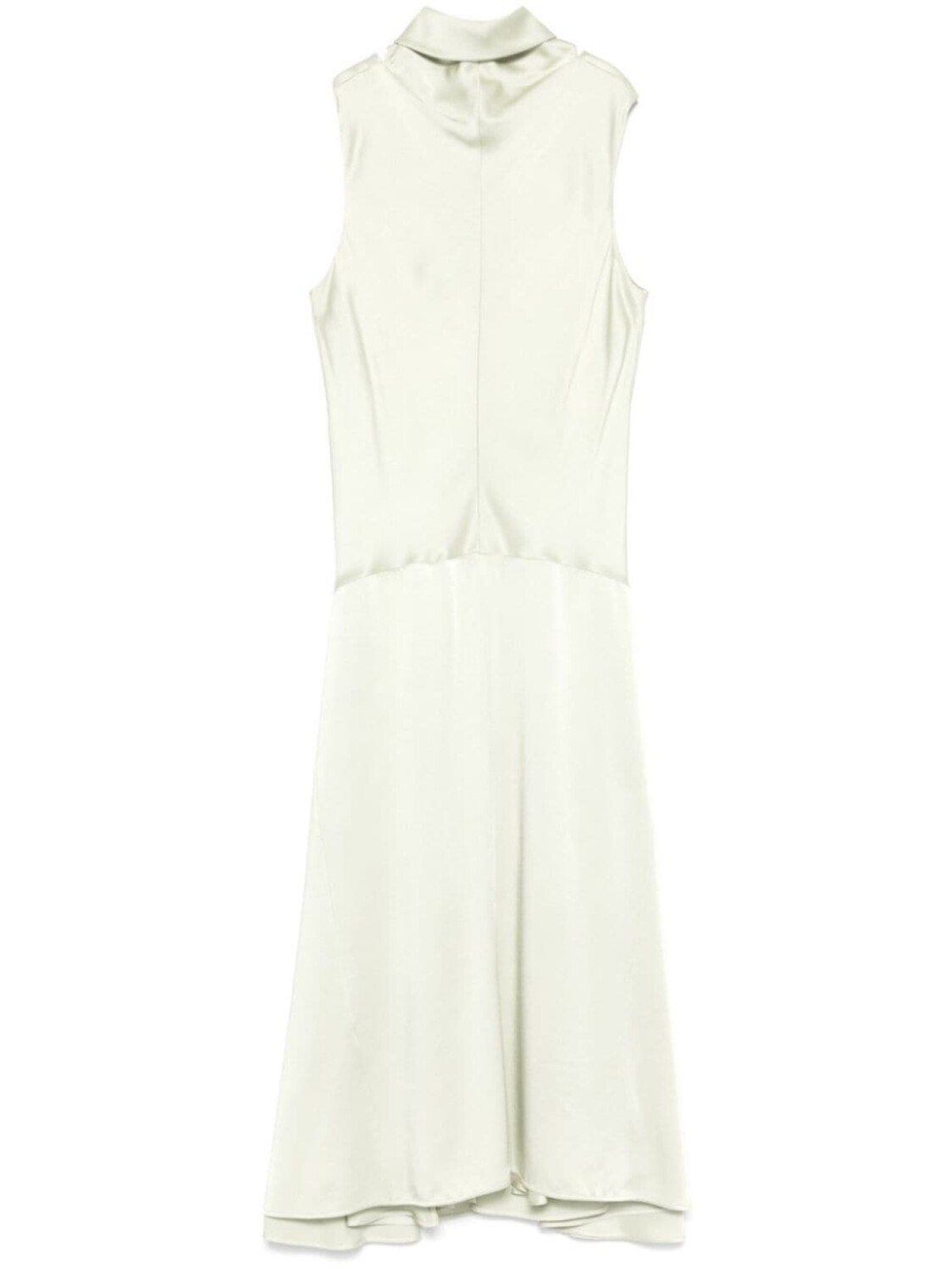 

Jil Sander атласное платье макси, зеленый