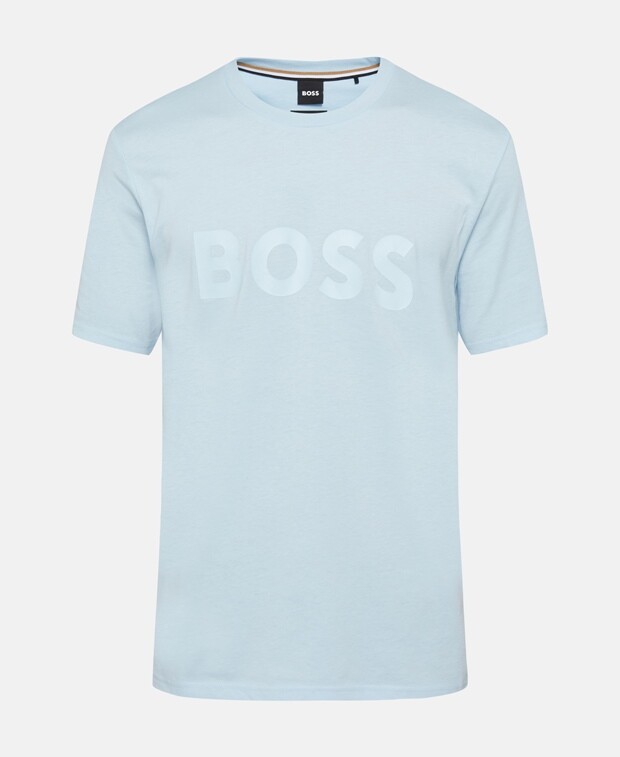 

Футболка Boss Black, светло-синий