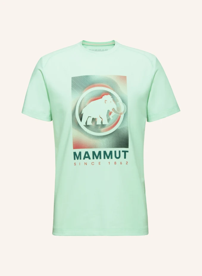 Мужская футболка mammut trovat mammut Mammut, зеленый