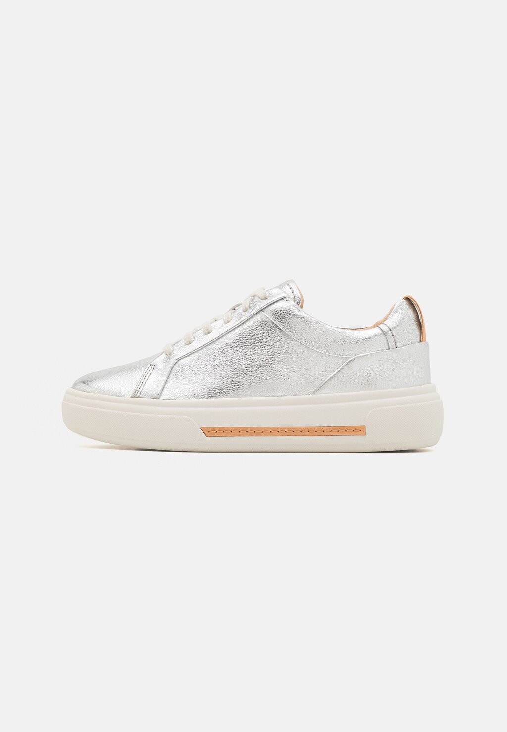 

Низкие кроссовки Hollyhock Walk Clarks, цвет silver