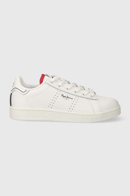 Pepe Jeans Детские кожаные кроссовки PLAYER BASIC B, белый