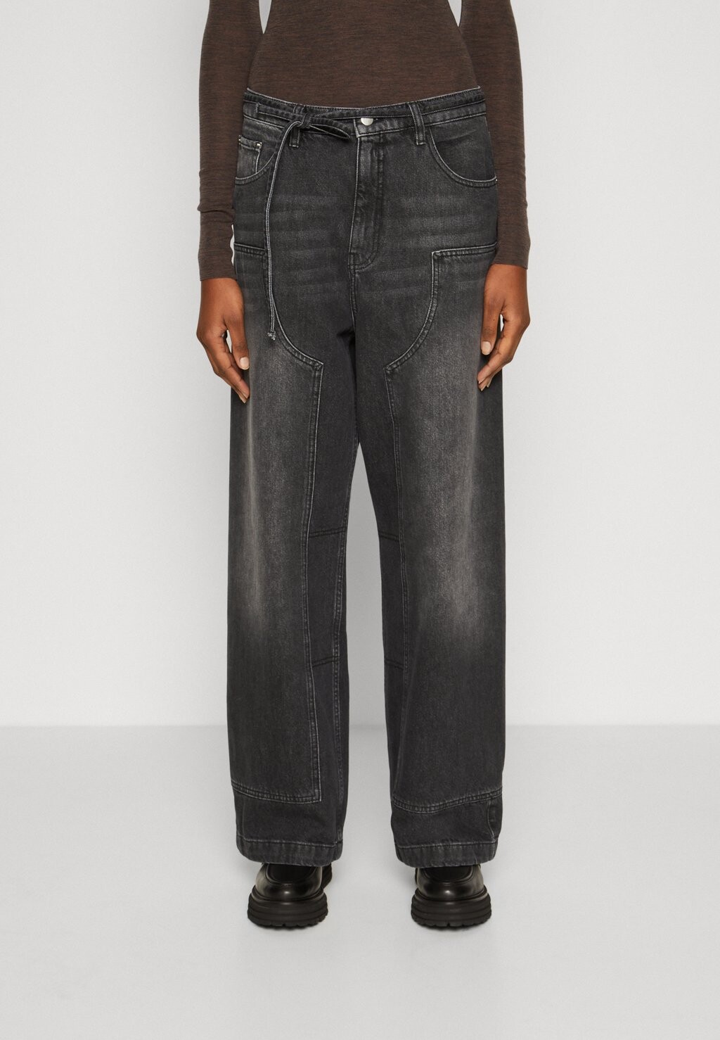 

Джинсы свободного кроя DANTON RIGID DAY Birger et Mikkelsen, черный