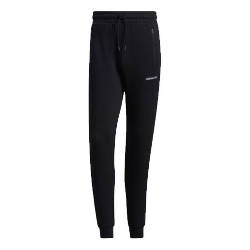 Спортивные штаны adidas neo M Ce 3s Icon Tp Casual Sports Bundle Feet Knit Long Pants Black, черный