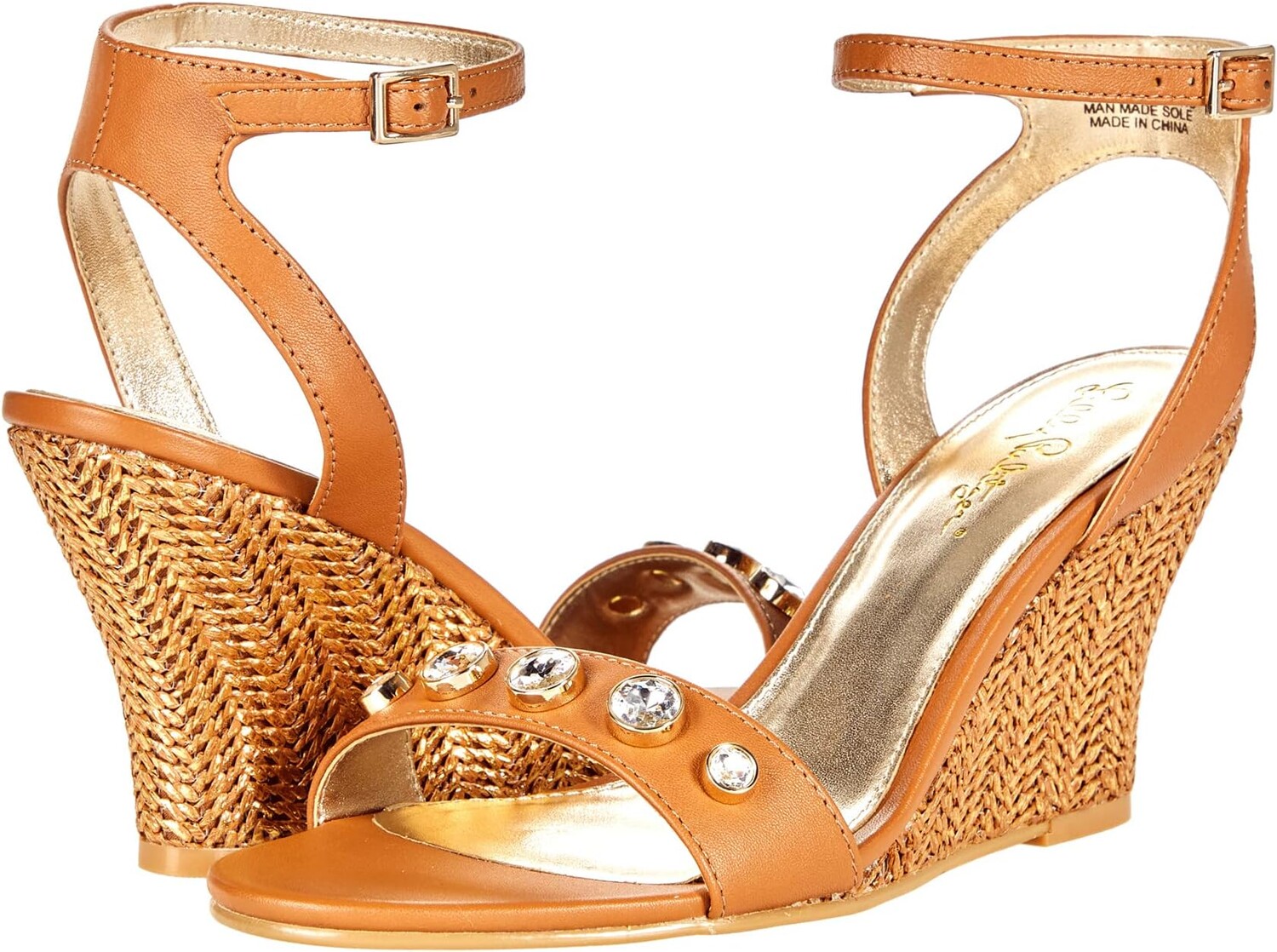 

Босоножки Natasha Wedge Lilly Pulitzer, цвет Auburn