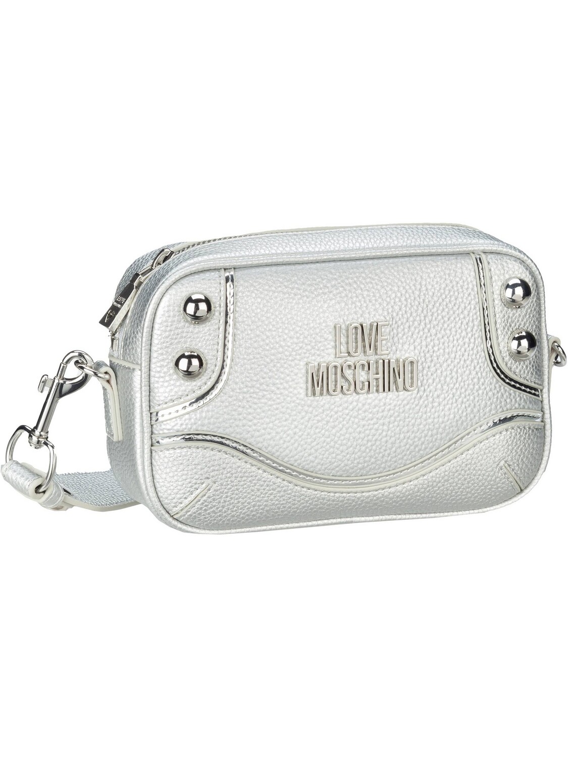 

Сумка через плечо Love Moschino Umhängetasche Rock'n Love 4142, серебряный