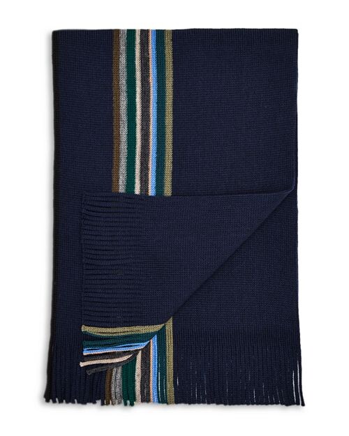 

Шарф в асимметричную полоску The Men's Store at Bloomingdale's, цвет Blue